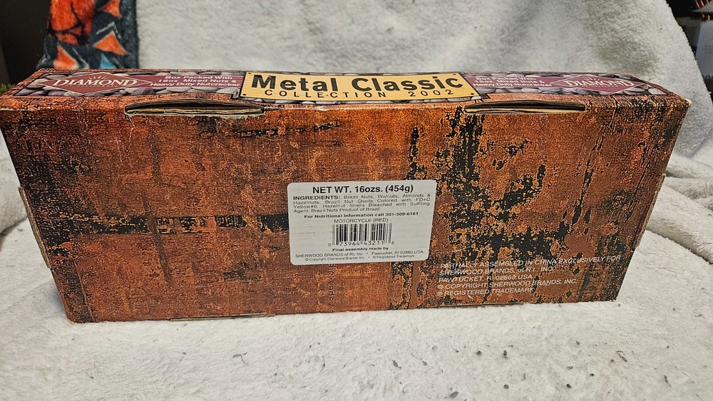 Diamond Metal Classic Collection 2002 Motorcycle Nutcracker