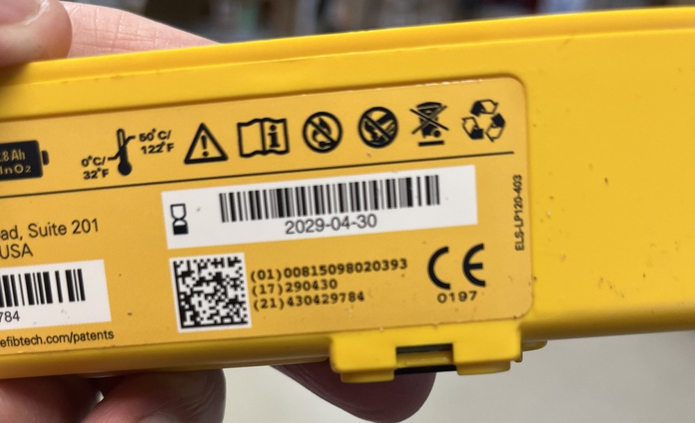 Defibtech View AED Battery DBP-2013 Battery Pack, Unit Tested 4/30/2029