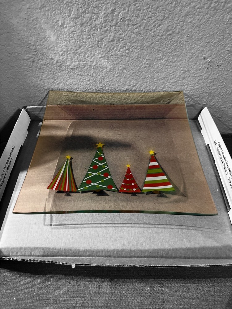 Pampered Chef Holiday Serving Plate! NIB!