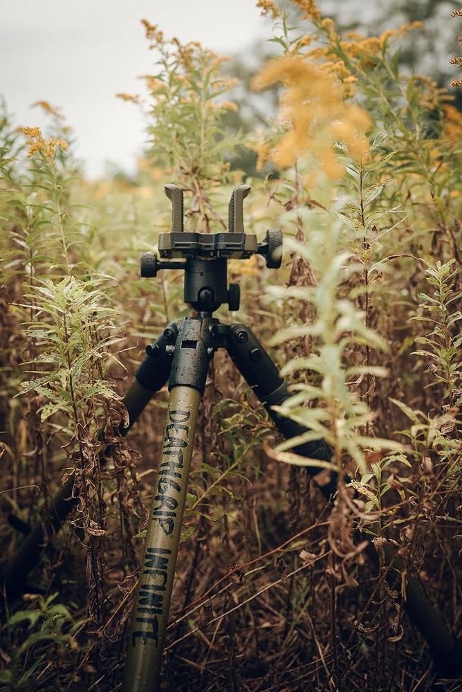 Versatile DeathGrip Aluminum Tripod with Quick-Release and Adjustable Height