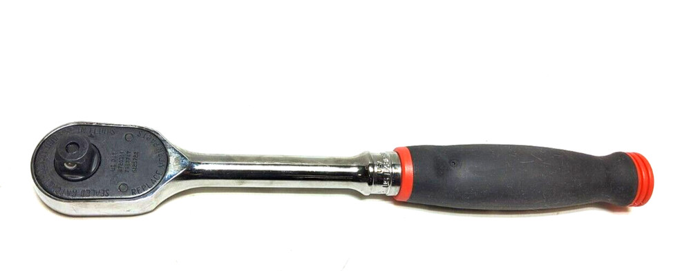 New Snap-on™ 1/2" Red Soft Grip Chrome 12" Ratchet SHR80 SHR80A Quick Release