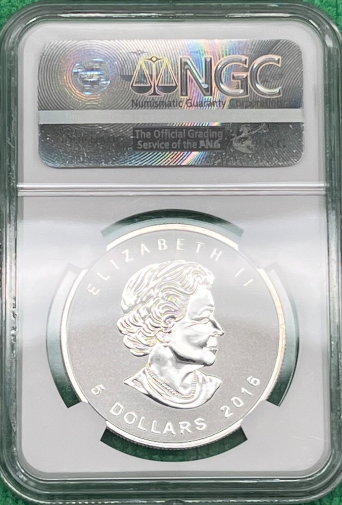 2016 Canada $5 Maple Leaf Monkey Privy Reverse Proof Early Release NGC PF 69