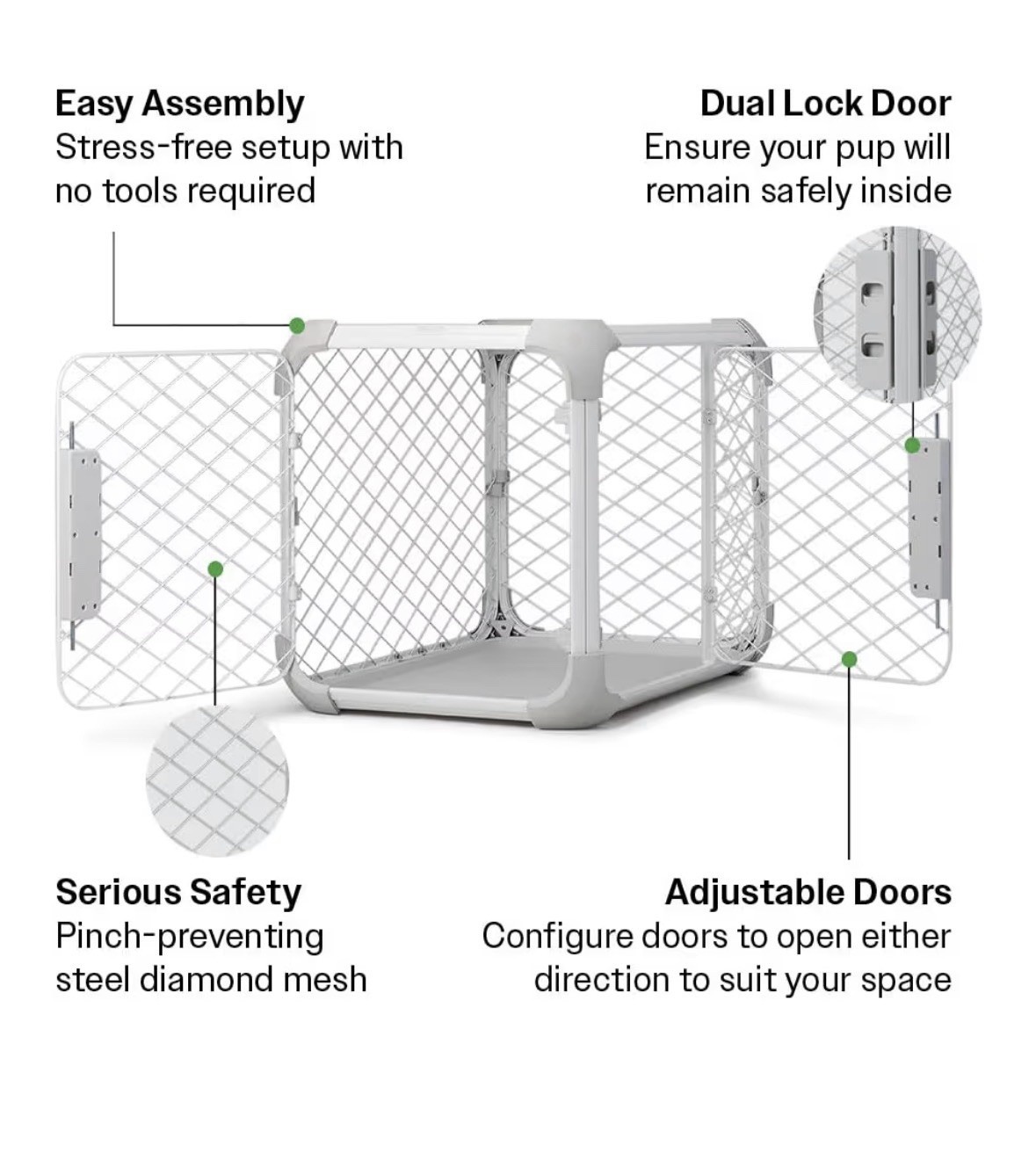 Diggs Evolv Intermediate  Medium Dog Crate Brand New In Box