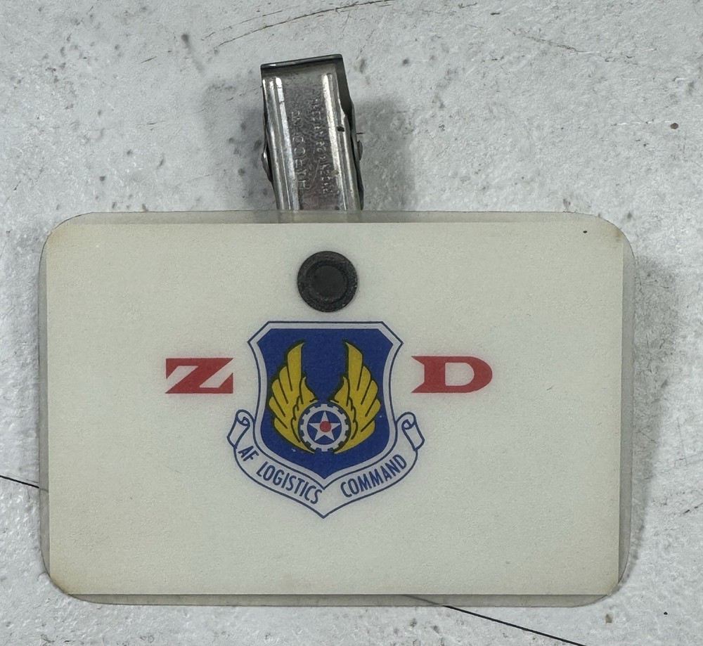 1964 Air Force Logistics Command “Zero Defects” Morale Badge – ZD Program USAF