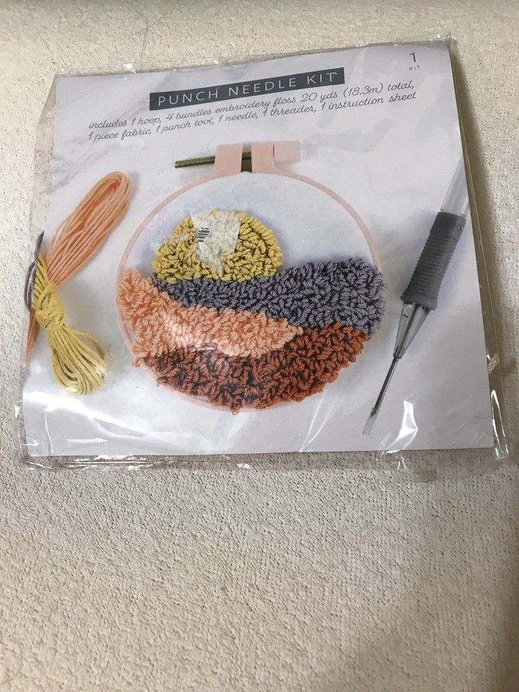 Punch Needle Kit Sun