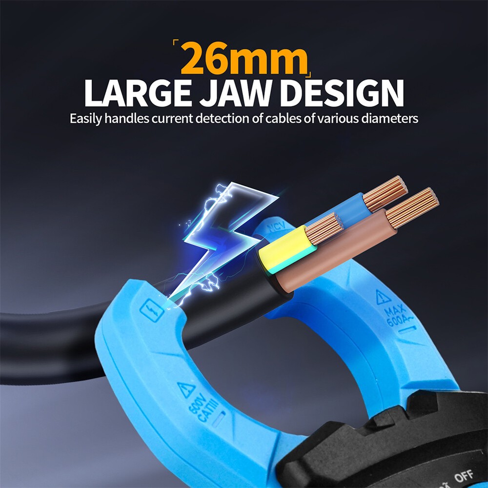 Digital Multimeter Tester AC DC Ohm Test 6000 Counts Auto Range LCD Handheld New