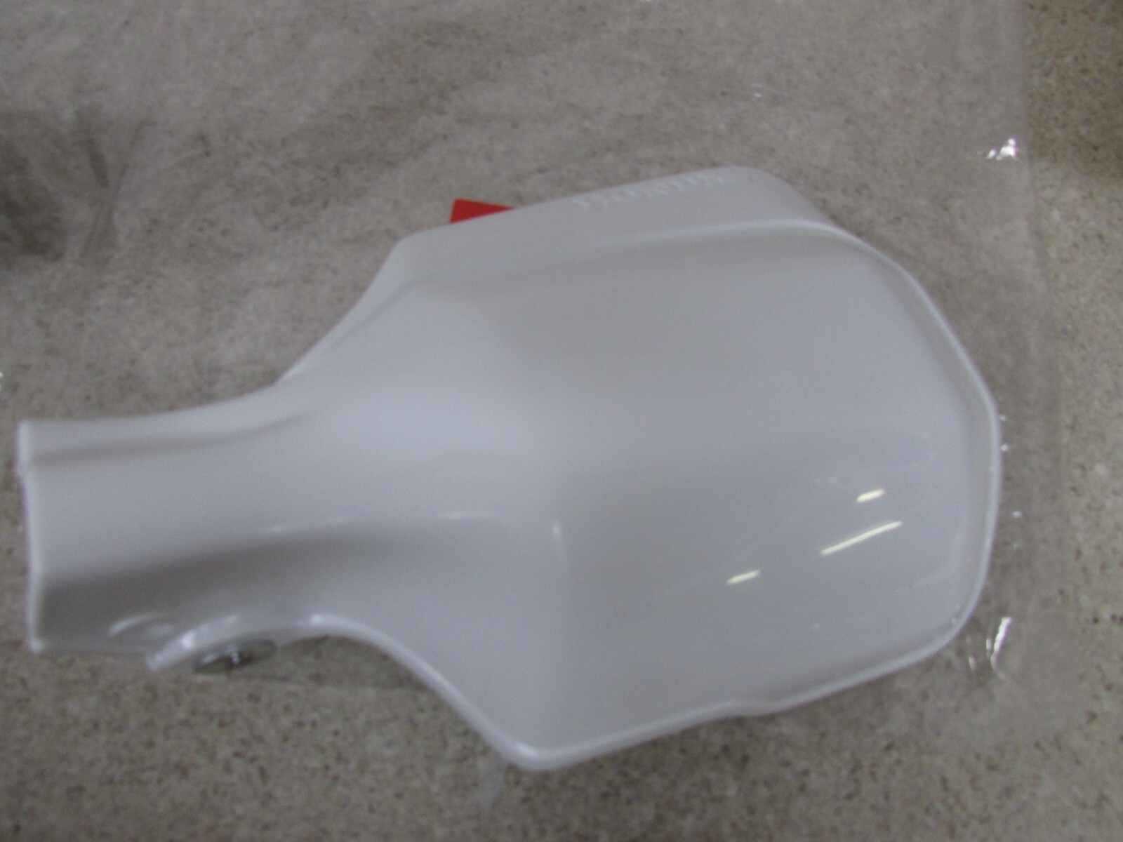 NOS 09-24 HONDA XR650L XR 650L OEM LH & RH HANDGUARDS SET ROSS WHITE 93-08