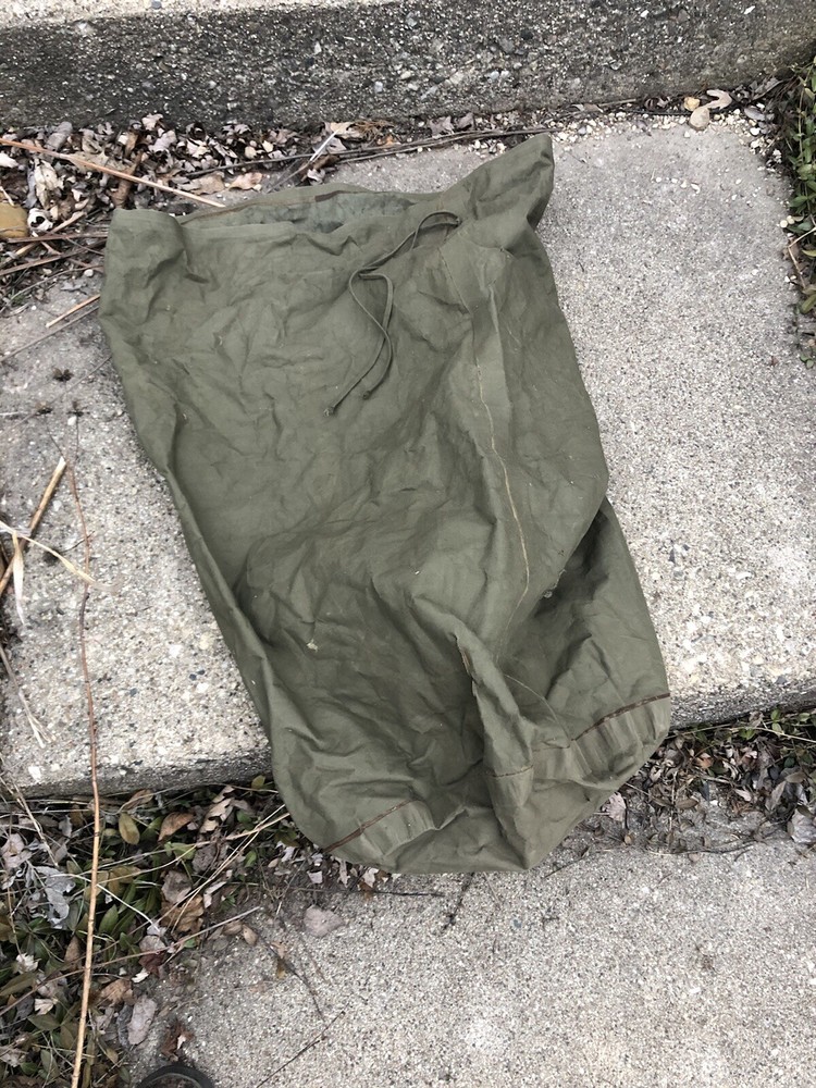 ORIGINAL WWII USGI ARMY USMC USN Rubberized invasion BAG WW2