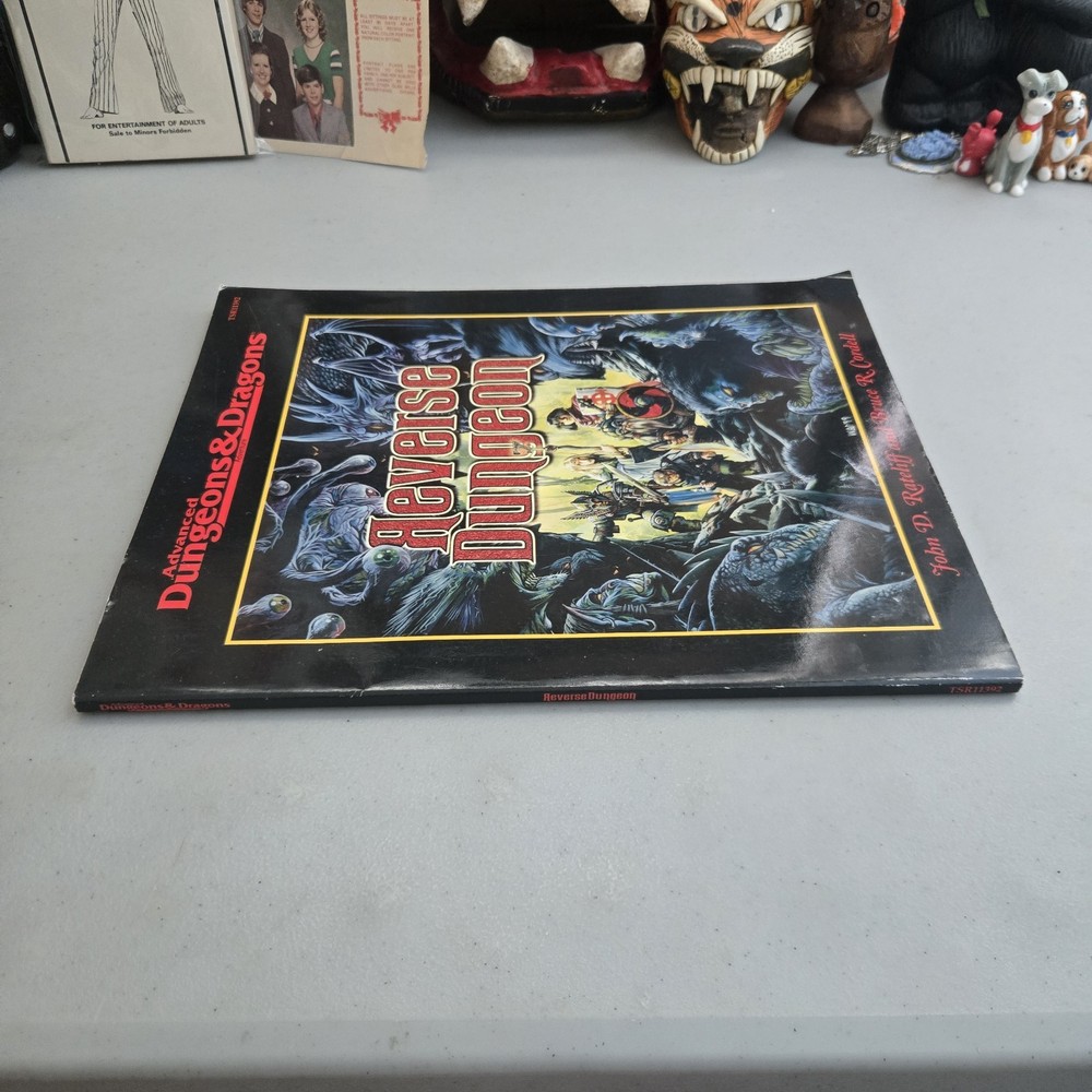 Reverse Dungeon Advanced Dungeons & Dragons D&D TSR - OOP Softcover