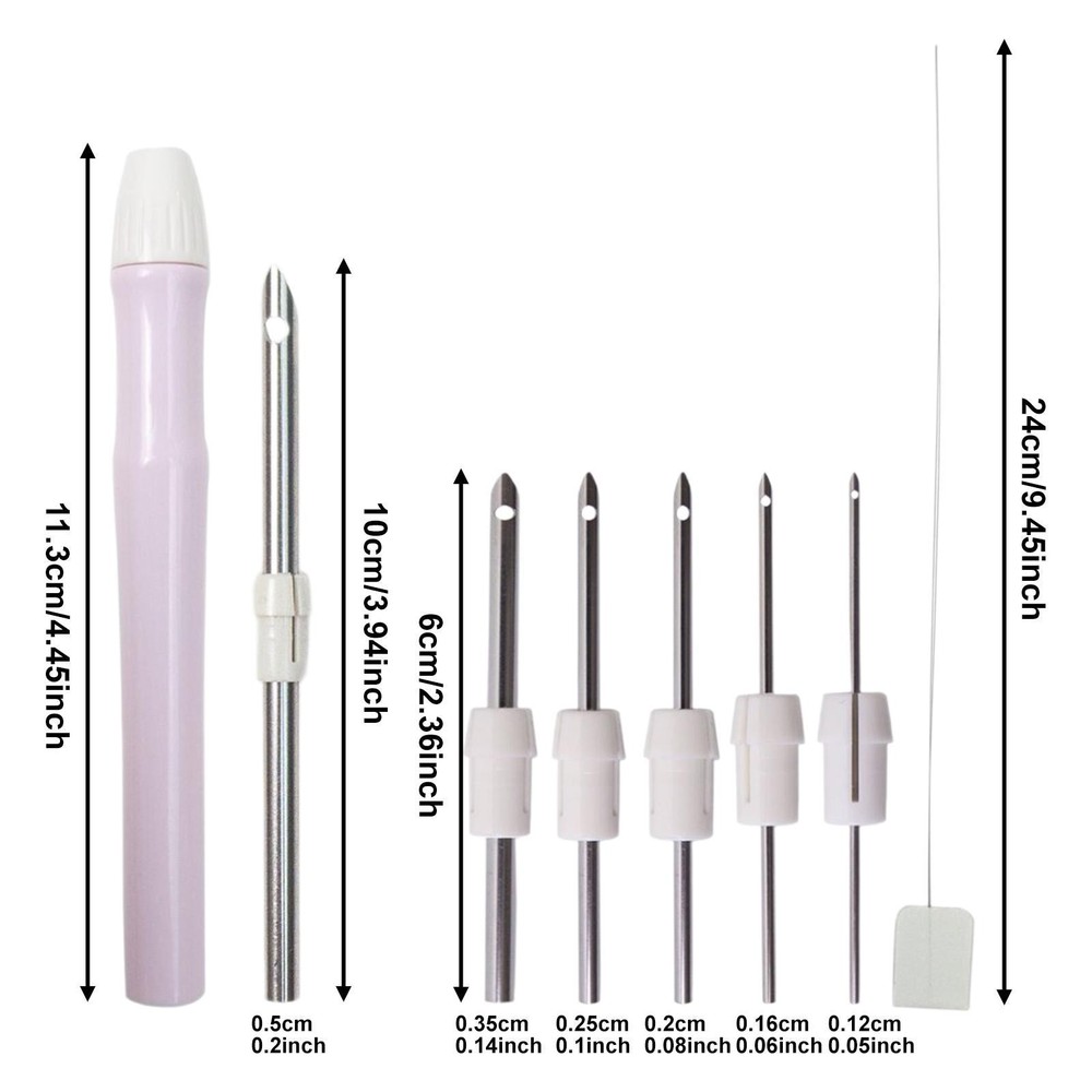 Punch Needle Tool Accessories for Beginners for Crafters Threader Home Decor