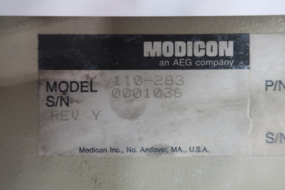 Modicon 110-283 Servo Positioner
