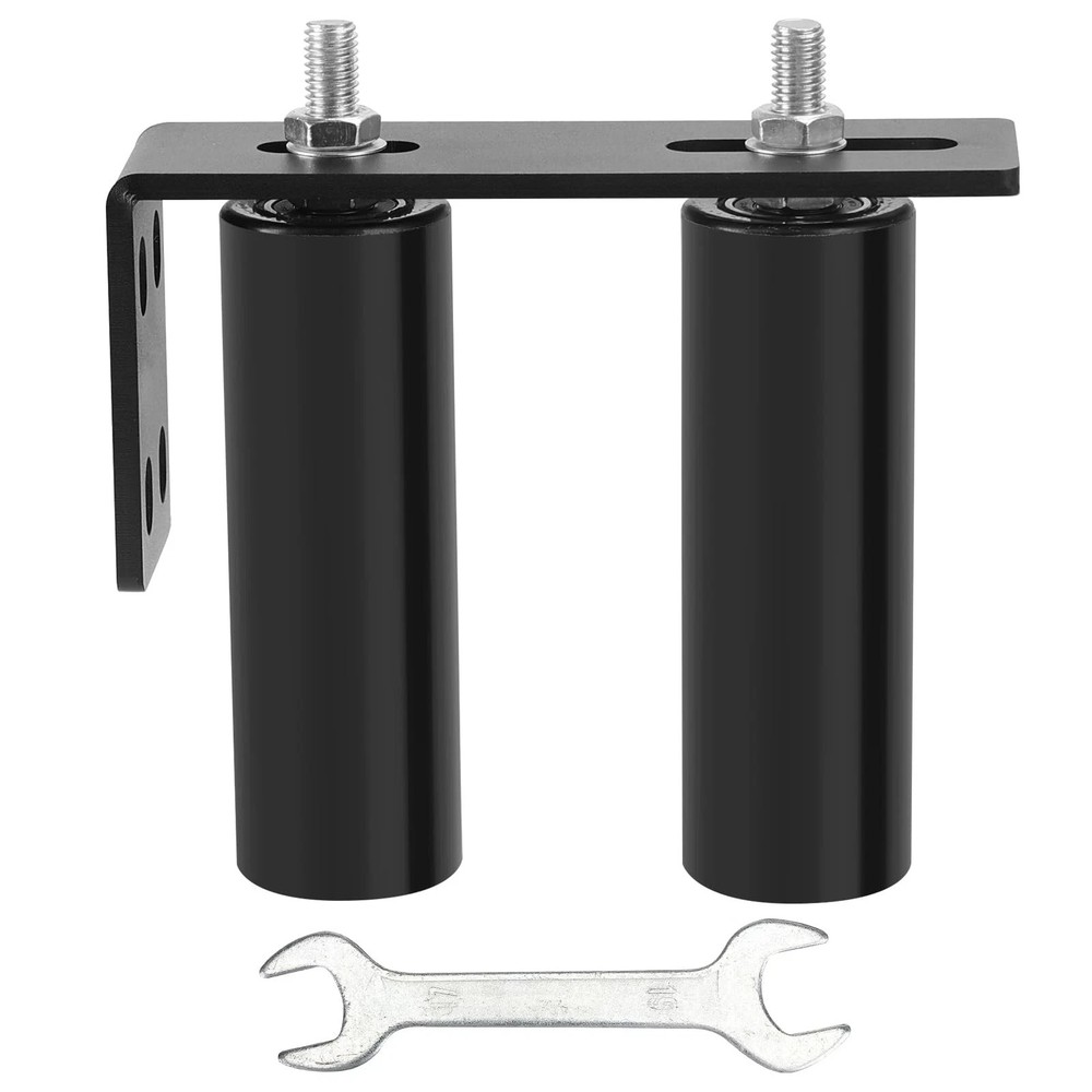 6"Gate Roller Guide Sliding Hardware with L-Sliding Brackets Kit Universal