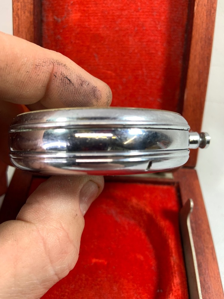 1958 Soviet USSR Mechanical Stopwatch Boxed Working Сделано в СССР Cold War