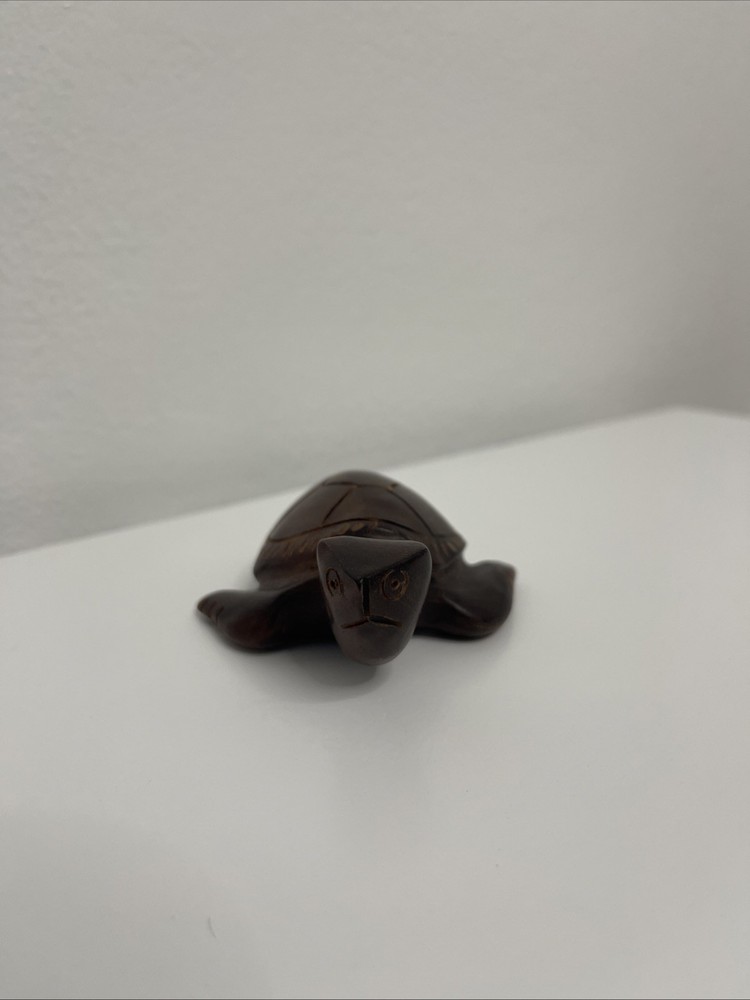 Hand Carved Turtle 4” Inches