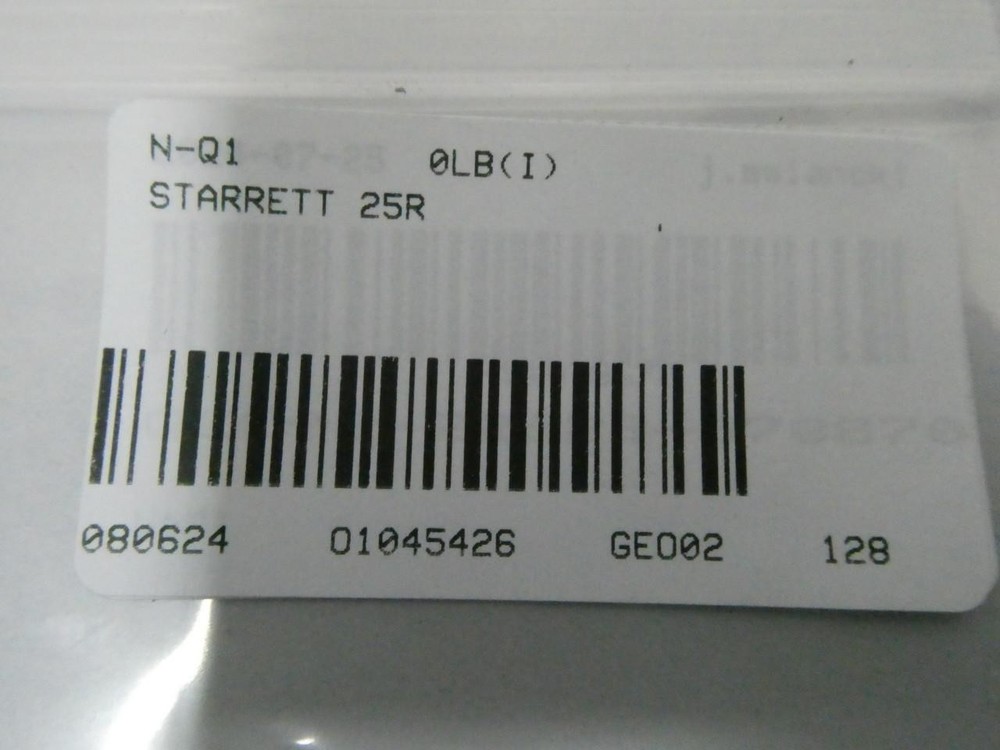Starrett 25R Dial Indicator Contact Point Set