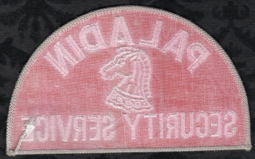 Paladin Security Service Shoulder Patch = Lighter Red Version
