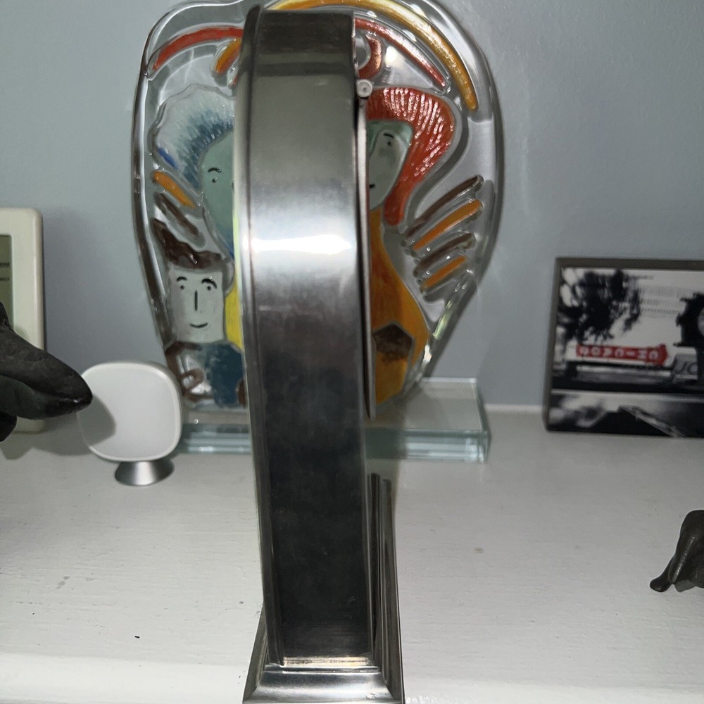 SKS Zinn Original 70s SKS Germany solid tin clock! BEAUTIFUL