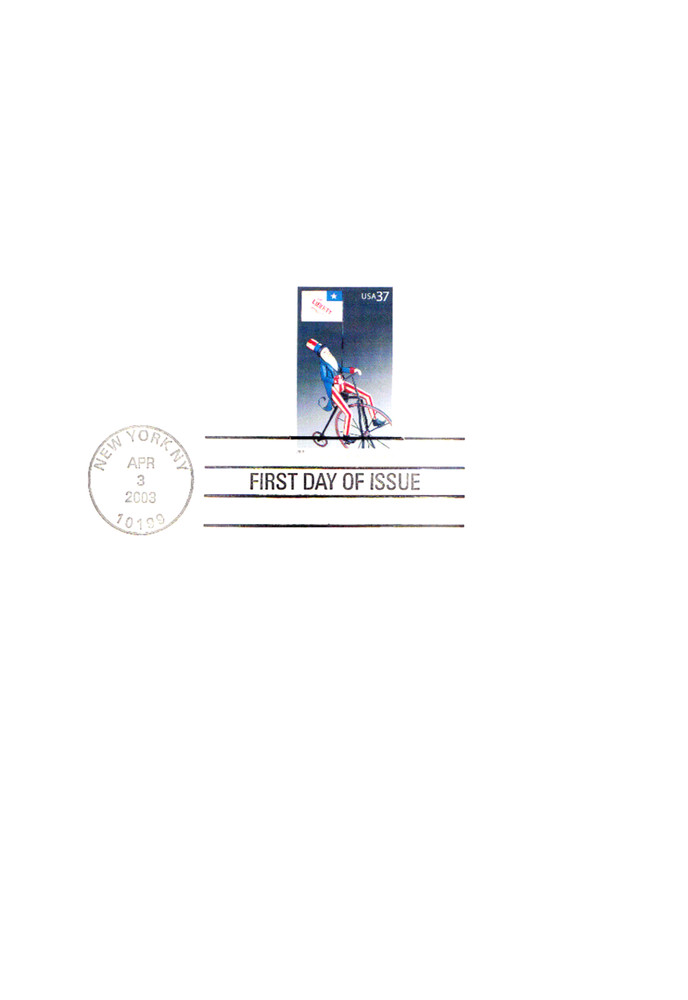USPS 1st Day Ceremony Program #3776 Old Glory Flag Design 2003