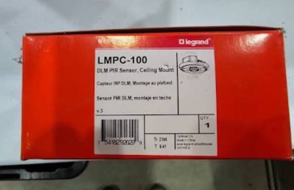 Legrand Wattstopper Lmpc-100 PIR Occupancy Sensor, Ceiling Mount