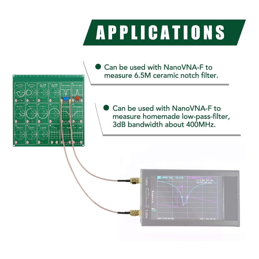 RF Demo Kit Tester Module Vector Network Analyzer Test Filter Attenuator Board