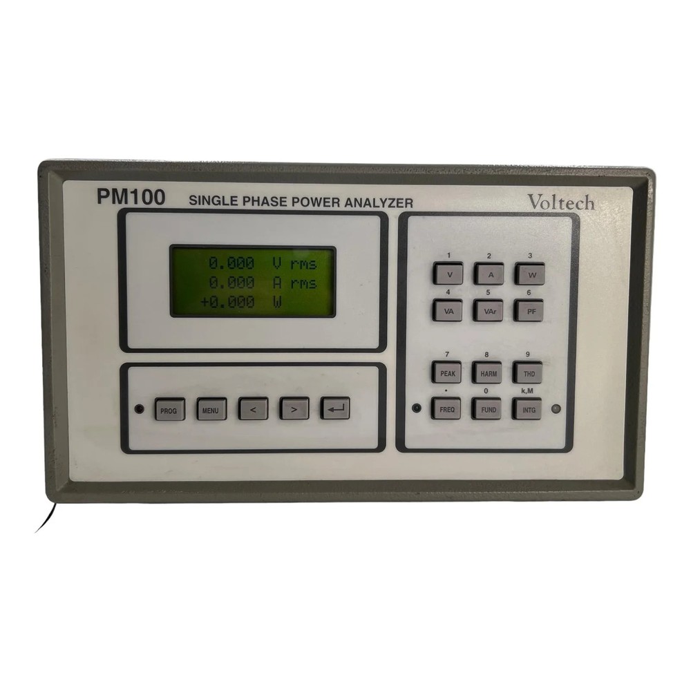 PM100 Voltech Single Phase Power Analyzer