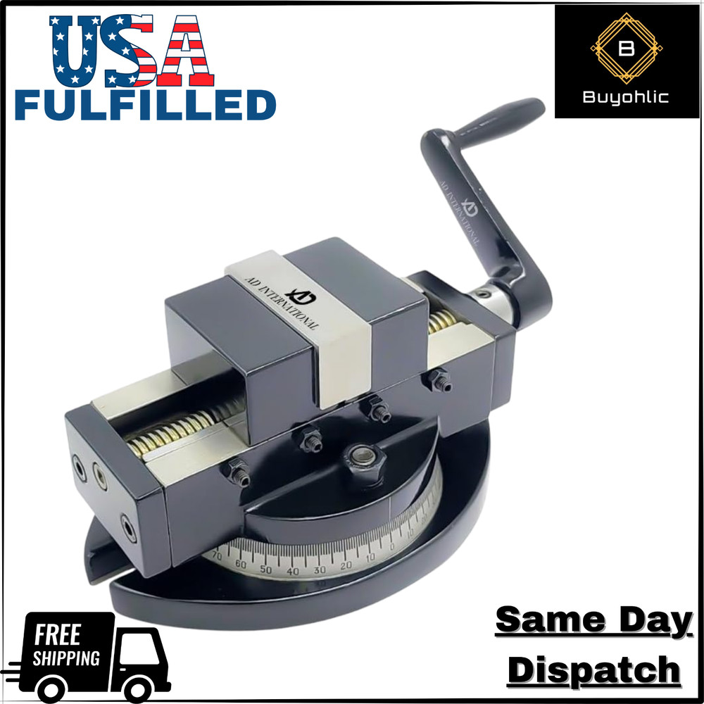 Self Centering Milling Machine Vice with Swivel Base 2" (50 MM)-USA FULFILLED