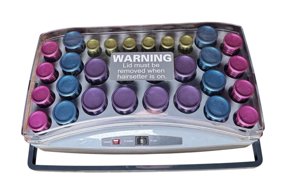 Babyliss Pro Ceramic Ionic 30 Hot Rollers Curlers Set BABHS30-Tested With Clips