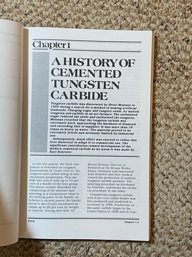 1989 Principles of Tungsten Carbide Engineering Second Edition