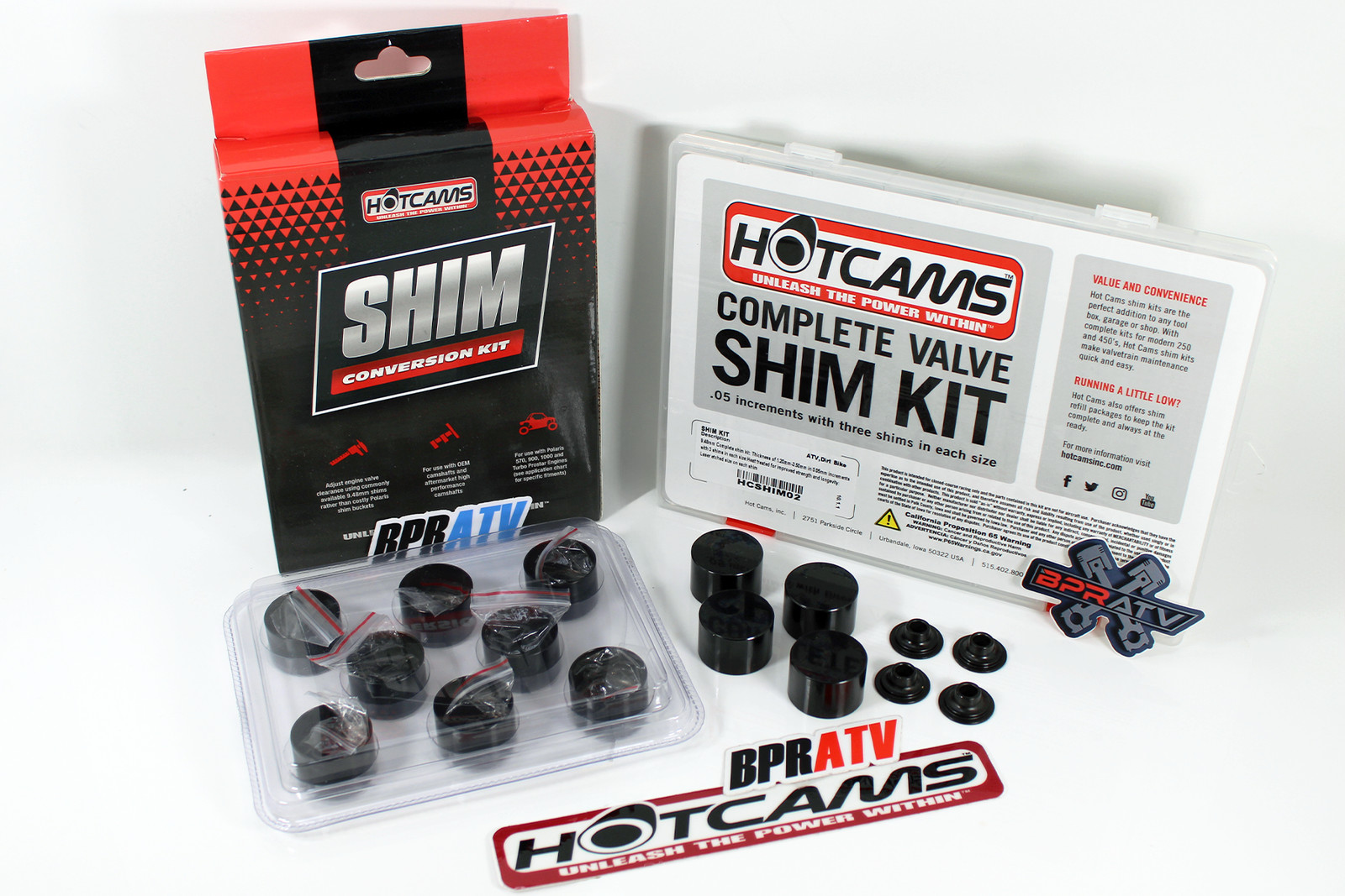 14-20 Polaris RZR 900 XP 900 Hot Cams Valve Shim Conversion Kit Hotcams Shim Kit