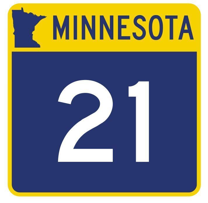 Minnesota State Highway 21 Sticker Decal