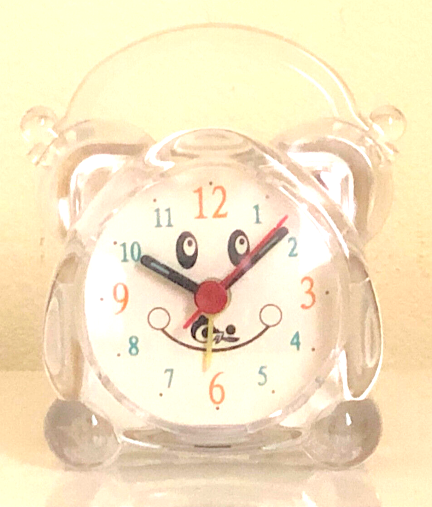 Cute Small Portable Desk Travel Light Clock