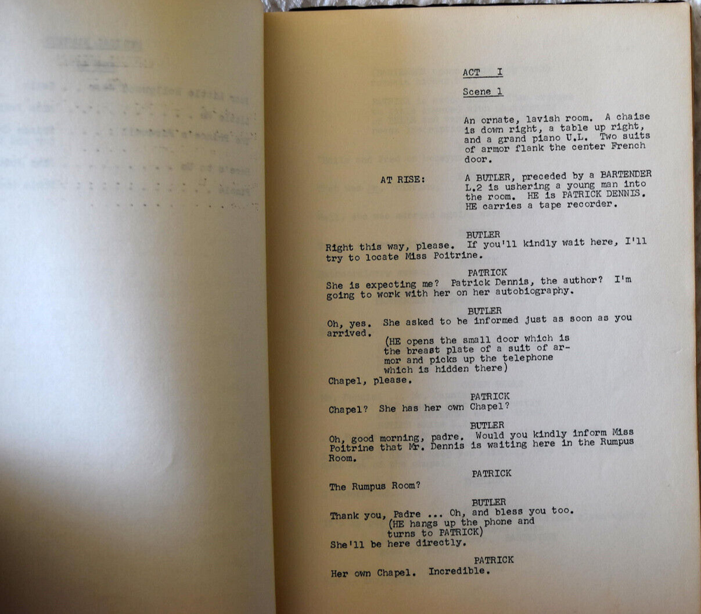 1962 "Little Me" Original Final Screenplay Script
