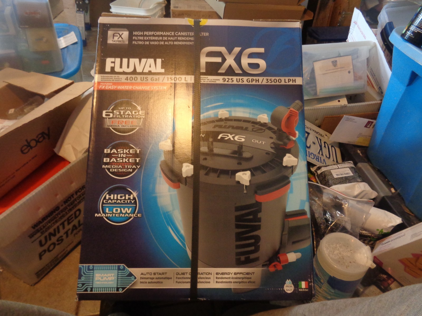 Fluval FX6 High Performance Canister Filter Up to 400 US Gal