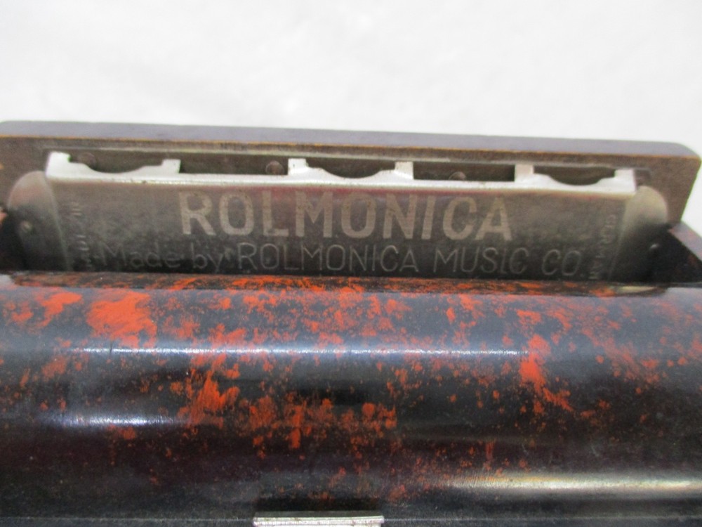 Antique Bakelite Rolmonica Harmonica Made in Germany - Works!