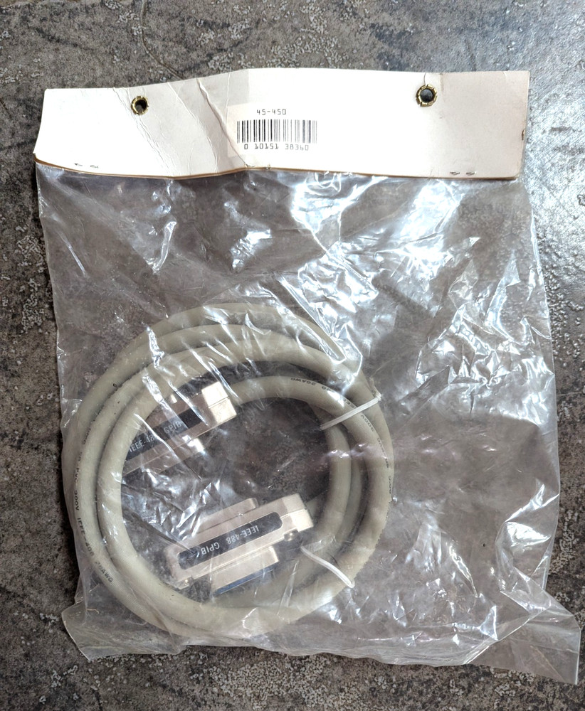 GC Electronics IEEE 488 GPIB Computer Data Cable, 6.6 ft, Cat # 45-450 (NOS)