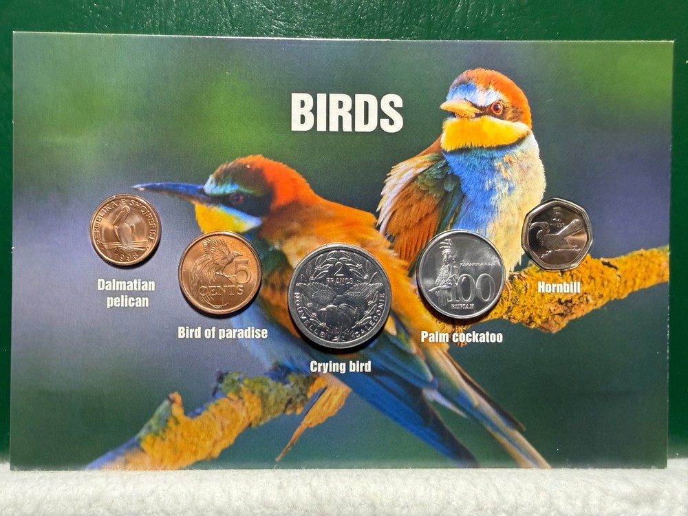 The five - five coins, one topic - Birds