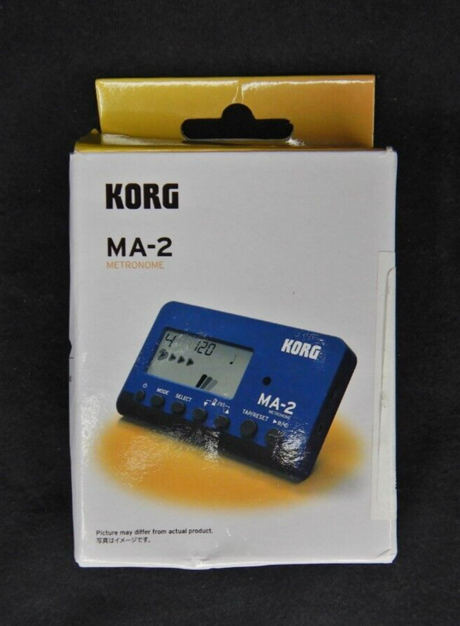Korg MA-2 Compact Metronome Blue Large High Visibility Display Beat Counting