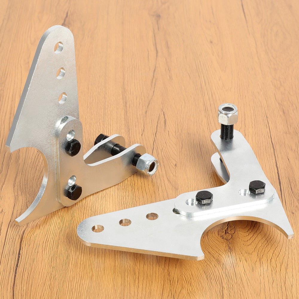 New Universal Coilover Shock Mount Kit Adjustable Rear Lower Brackets