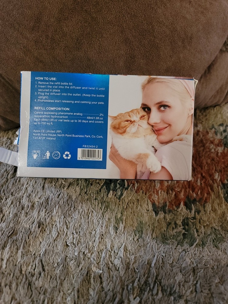 🐈‍⬛ Immal Cat 🐈Calming Pheromone Diffuser, 30 Day Kit exp. 2028