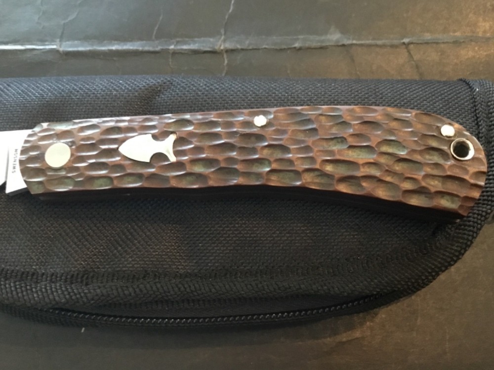 Custom Luke Swenson Trapper Slipjoint Folder Folding Knife