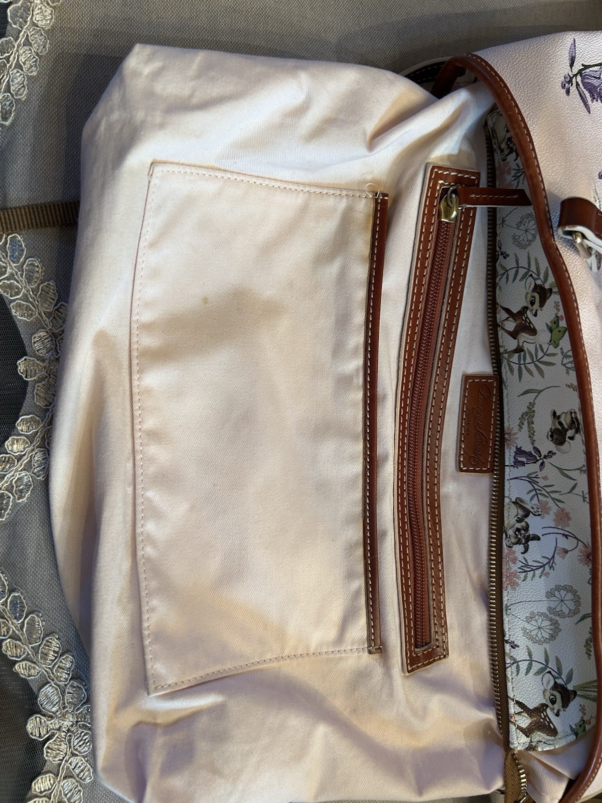 Disney Dooney and Bourke Beautiful Bambi 75th Anniversary Tote ~