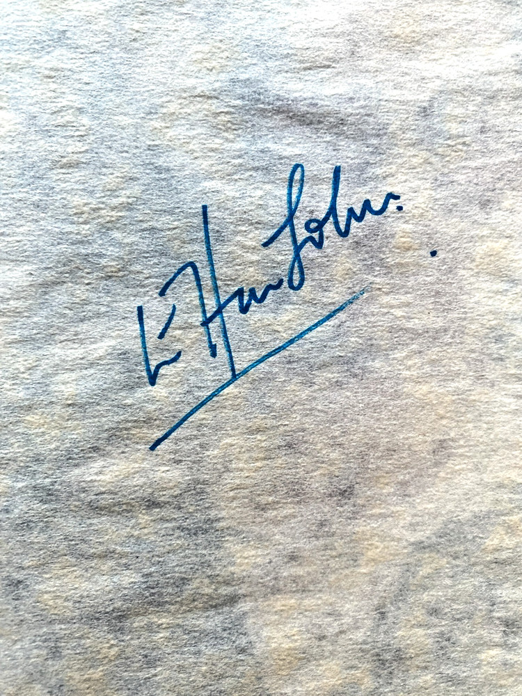 Elton John, Bernie Taupin, Signed, Five Years of Fun, 1975, +Troubadour Ticket