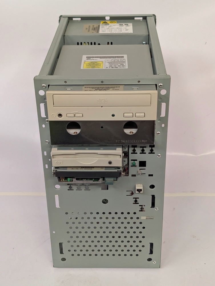 IBM Aptiva Type 2153 E2U beige desktop computer from 98; tested powers on; wiped