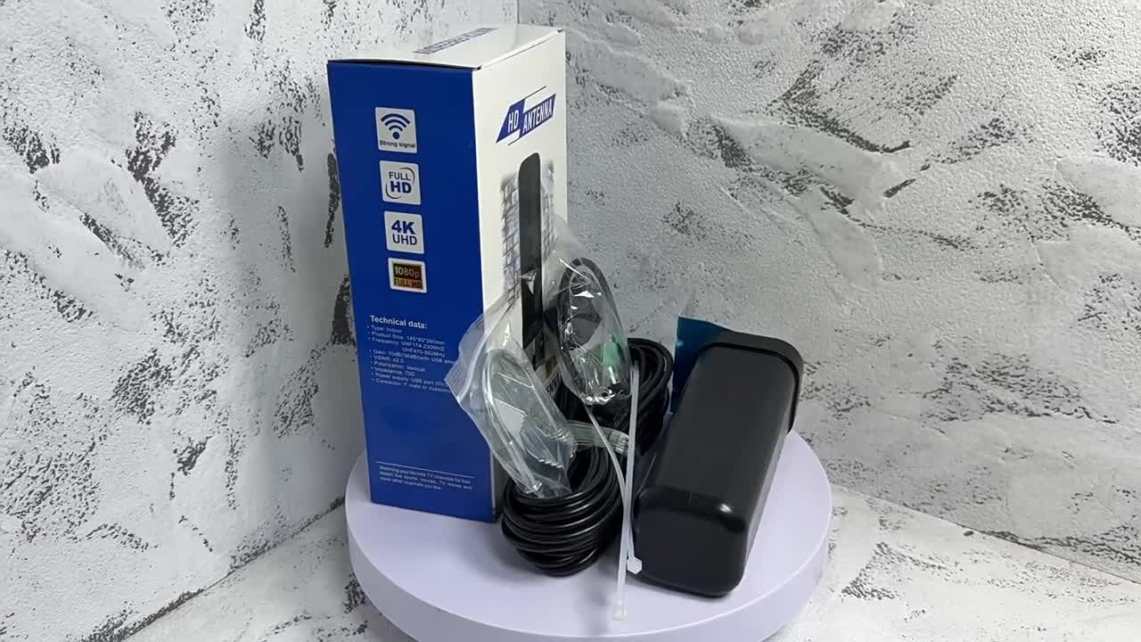 6000 Mile Outdoor TV Antenna Digital HDTV 4K Amplified 360° UHF VHF Long Range