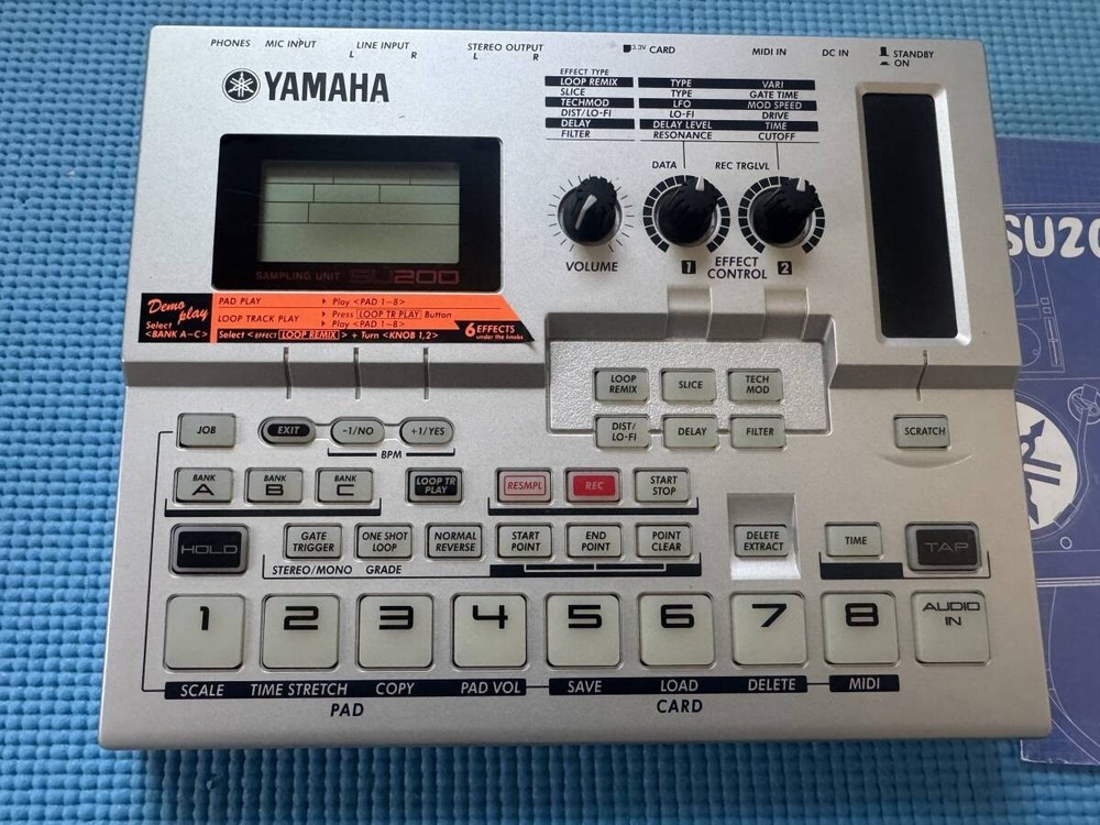 Yamaha SU200 Sampling Unit Phrase Sampler AS-IS Initialized