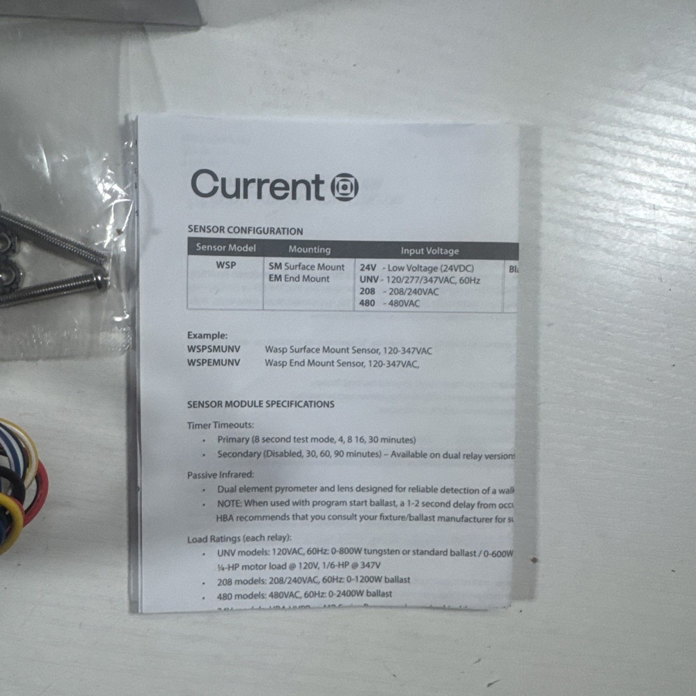 NEW Current WSPSM24V WASP2 HIGH BAY SENSOR SURFACE MNT 24 VDC