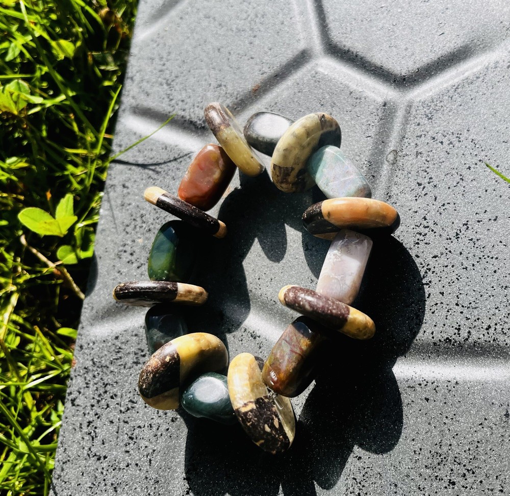 Rustic Bohemian Beaded Bracelet