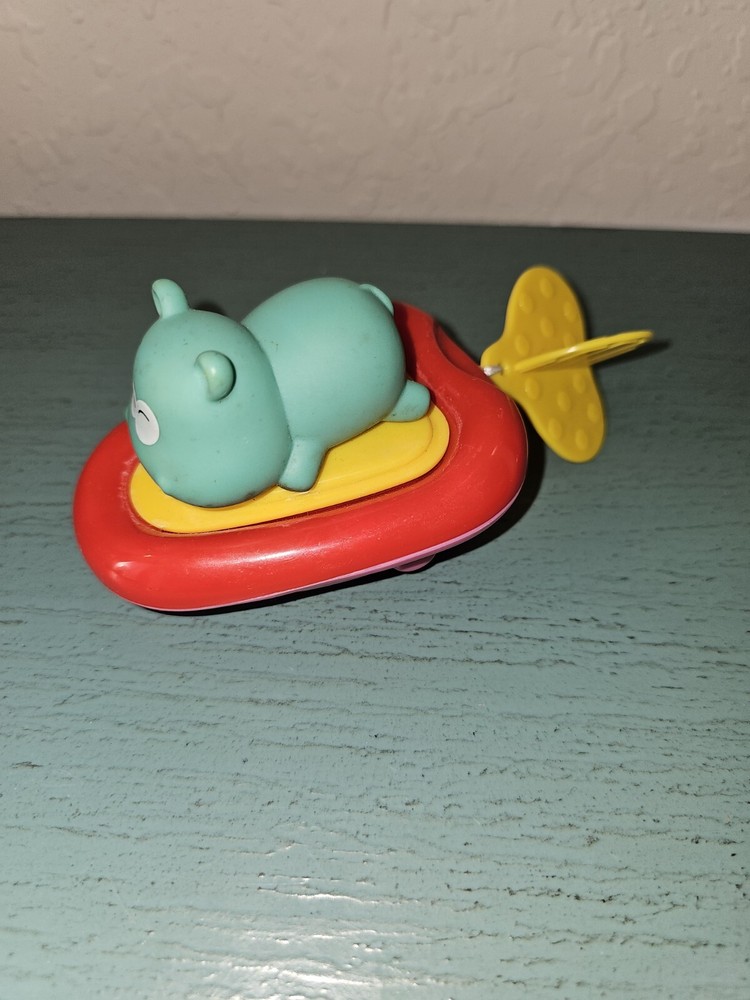 Vintage Pull String Bathtub/Swimming Pull Mechanical Toy