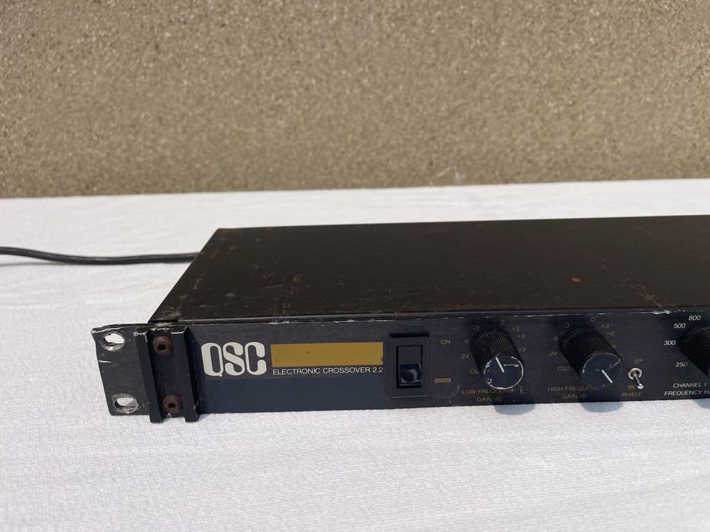 QSC Rack Mount X-2.2 Electronic Crossover - Audio Processor