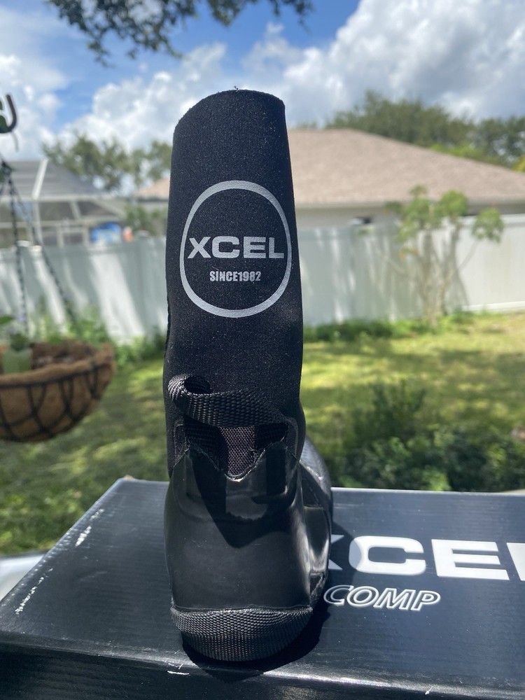 XCEL Comp 3mm Split Toe Wetsuit Boots Boot - Black - Unisex - Size 6